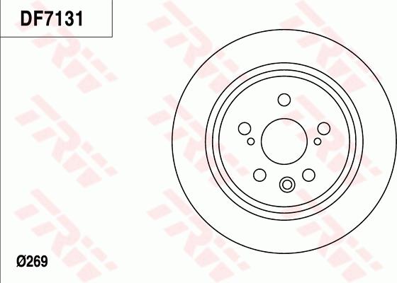 TRW DF7131 - Kočioni disk www.molydon.hr