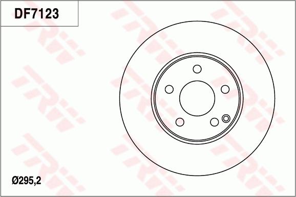 TRW DF7123 - Kočioni disk www.molydon.hr