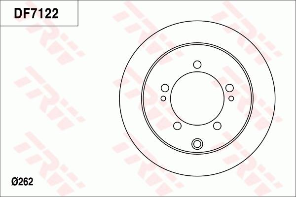 TRW DF7122 - Kočioni disk www.molydon.hr