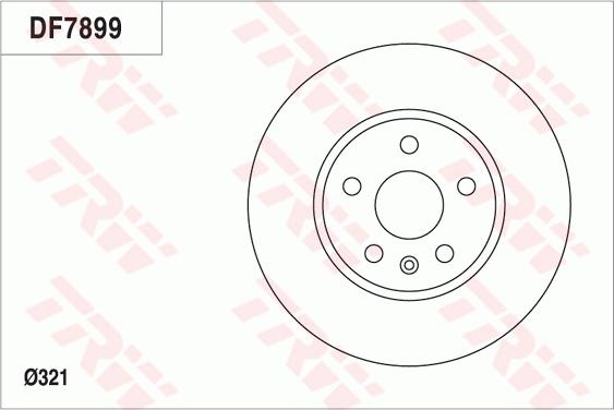 TRW DF7899 - Kočioni disk www.molydon.hr