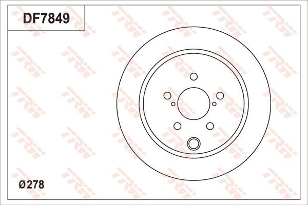 TRW DF7849 - Kočioni disk www.molydon.hr