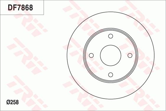 TRW DF7868 - Kočioni disk www.molydon.hr