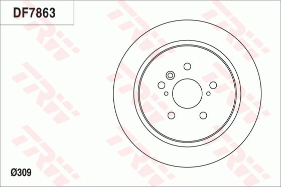 TRW DF7863 - Kočioni disk www.molydon.hr