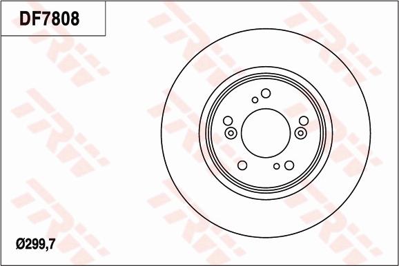 TRW DF7808 - Kočioni disk www.molydon.hr