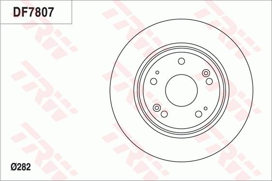 TRW DF7807 - Kočioni disk www.molydon.hr