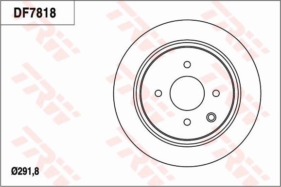 TRW DF7818 - Kočioni disk www.molydon.hr