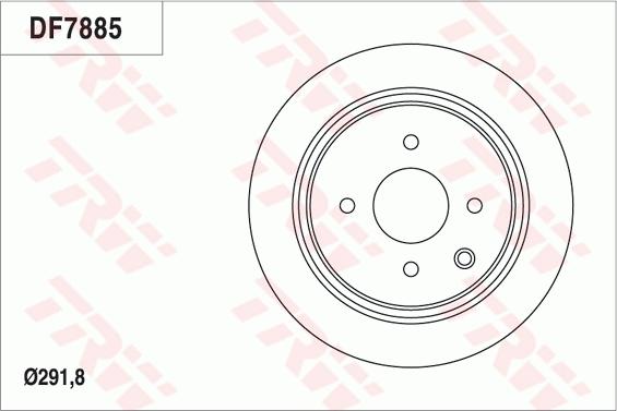 TRW DF7885 - Kočioni disk www.molydon.hr