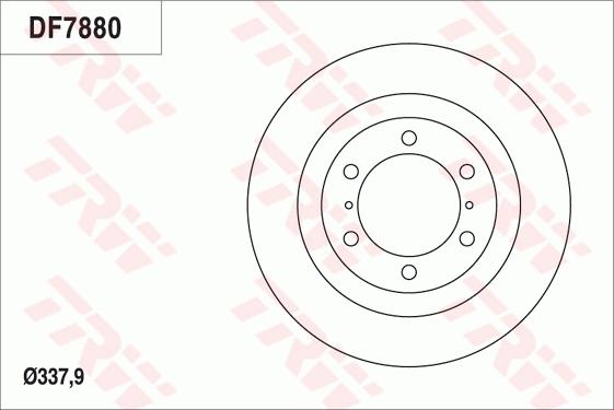 TRW DF7880 - Kočioni disk www.molydon.hr