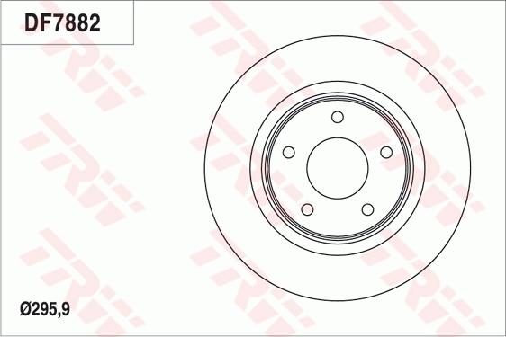 TRW DF7882 - Kočioni disk www.molydon.hr