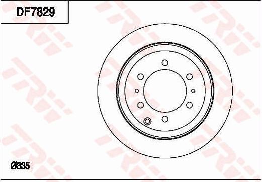 TRW DF7829 - Kočioni disk www.molydon.hr