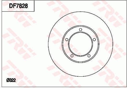 TRW DF7828 - Kočioni disk www.molydon.hr