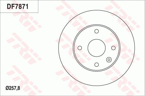 TRW DF7871 - Kočioni disk www.molydon.hr