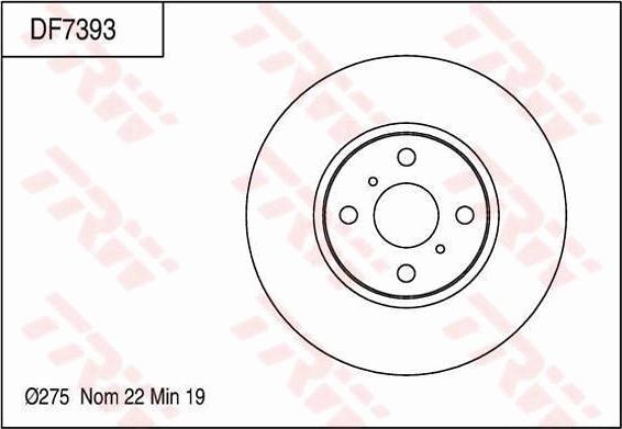 TRW DF7393 - Kočioni disk www.molydon.hr