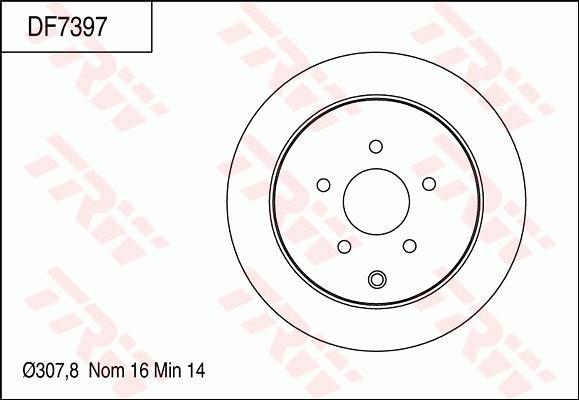 TRW DF7397 - Kočioni disk www.molydon.hr