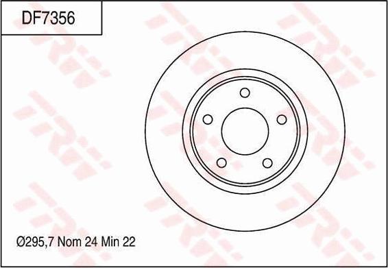 TRW DF7356 - Kočioni disk www.molydon.hr