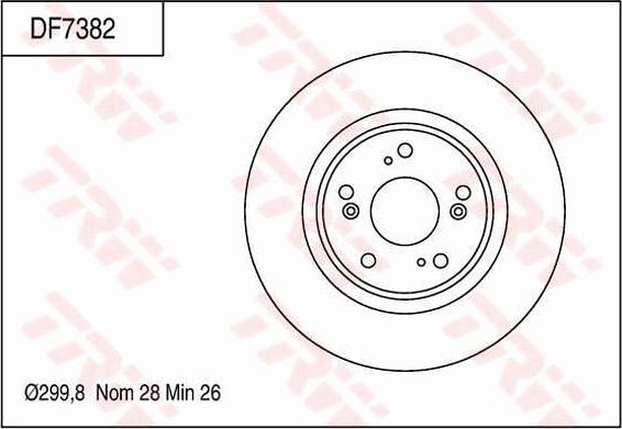 TRW DF7382 - Kočioni disk www.molydon.hr