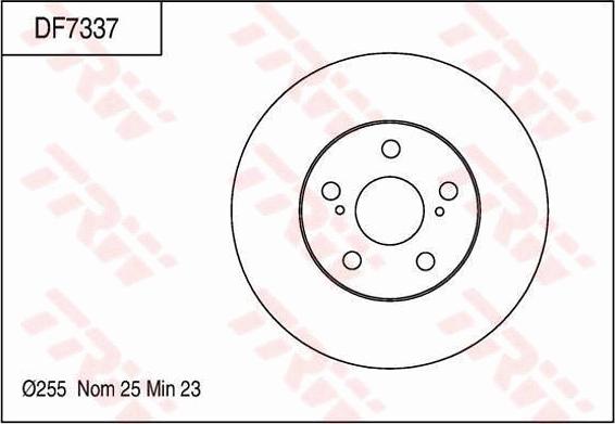 TRW DF7337 - Kočioni disk www.molydon.hr