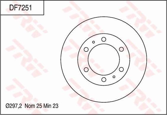 TRW DF7251 - Kočioni disk www.molydon.hr