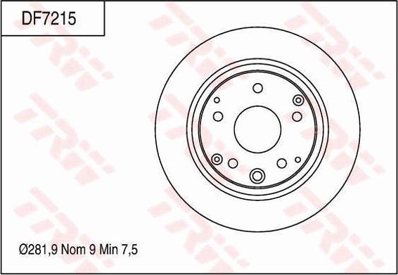 TRW DF7215 - Kočioni disk www.molydon.hr