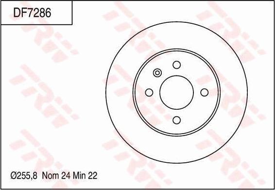 TRW DF7286 - Kočioni disk www.molydon.hr