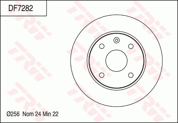 TRW DF7282 - Kočioni disk www.molydon.hr