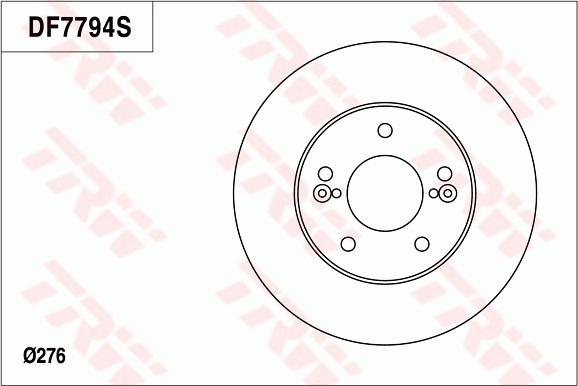 TRW DF7794 - Kočioni disk www.molydon.hr