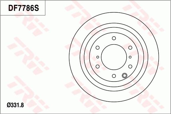 TRW DF7786 - Kočioni disk www.molydon.hr