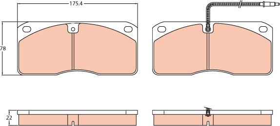 TRW GDB5057 - Komplet Pločica, disk-kočnica www.molydon.hr