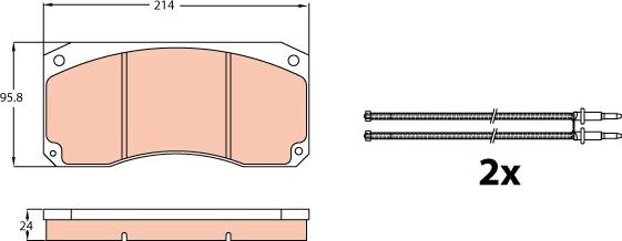 TRW GDB5008 - Komplet Pločica, disk-kočnica www.molydon.hr