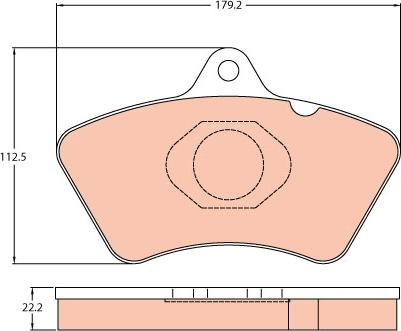 TRW GDB5080 - Komplet Pločica, disk-kočnica www.molydon.hr