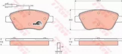 Remsa 85830 - Komplet Pločica, disk-kočnica www.molydon.hr