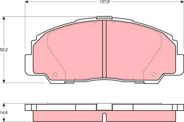 TRW GDB1135 - Komplet Pločica, disk-kočnica www.molydon.hr