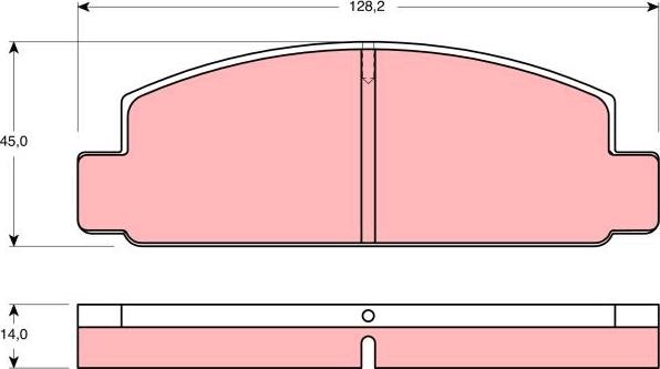 Delphi LUP410 - Komplet Pločica, disk-kočnica www.molydon.hr