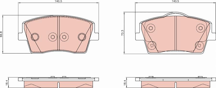 TRW GDB8185 - Komplet Pločica, disk-kočnica www.molydon.hr