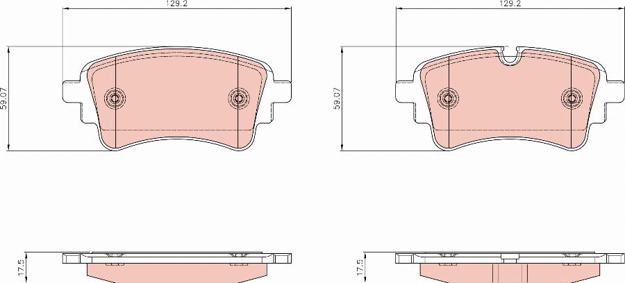 TRW GDB8372 - Komplet Pločica, disk-kočnica www.molydon.hr