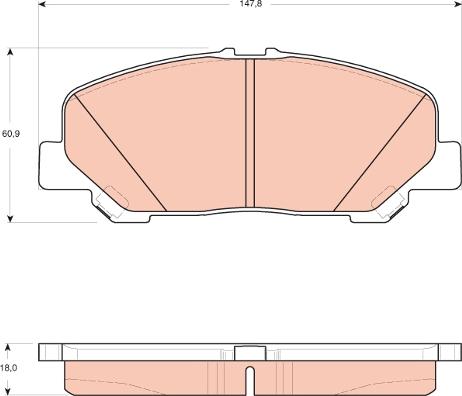 TRW GDB3455 - Komplet Pločica, disk-kočnica www.molydon.hr