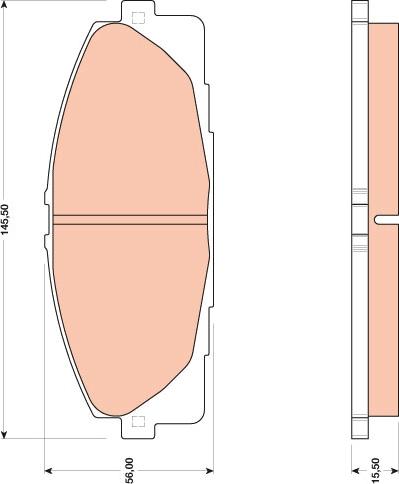 TRW GDB3485 - Komplet Pločica, disk-kočnica www.molydon.hr