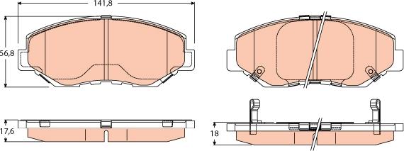 TRW GDB3627 - Komplet Pločica, disk-kočnica www.molydon.hr