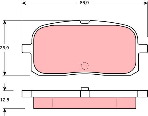 TRW GDB3225 - Komplet Pločica, disk-kočnica www.molydon.hr