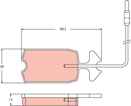 TRW GDB2440 - Komplet Pločica, disk-kočnica www.molydon.hr