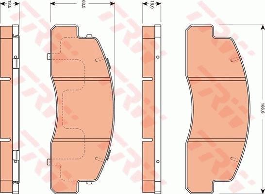 TRW GDB7561 - Komplet Pločica, disk-kočnica www.molydon.hr