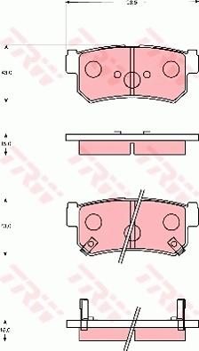 TRW GDB7666 - Komplet Pločica, disk-kočnica www.molydon.hr