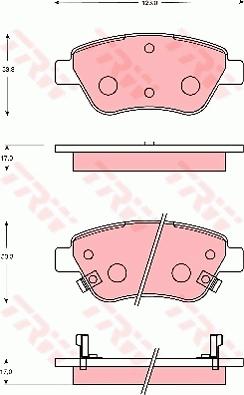 TRW GDB7683 - Komplet Pločica, disk-kočnica www.molydon.hr