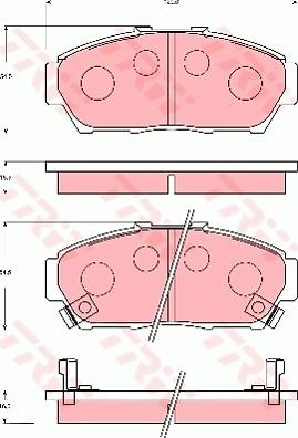 TRW GDB7091 - Komplet Pločica, disk-kočnica www.molydon.hr