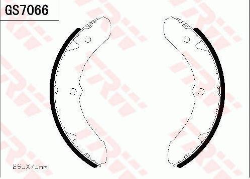 TRW GS7066 - Komplet kočnica, bubanj kočnice www.molydon.hr