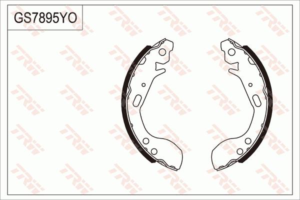 TRW GS7895 - Komplet kočnica, bubanj kočnice www.molydon.hr