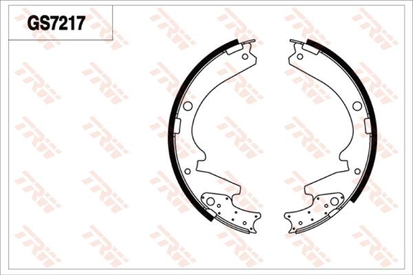 TRW GS7217 - Komplet kočnica, bubanj kočnice www.molydon.hr