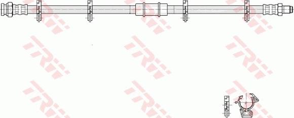 TRW PHB273 - Kočiono crijevo, lajtung www.molydon.hr