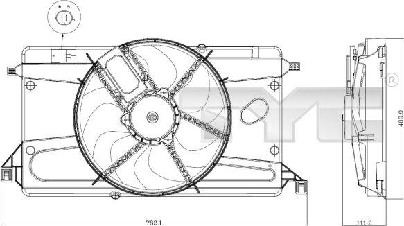 TYC 820-0002 - Ventilator, hladjenje motora www.molydon.hr