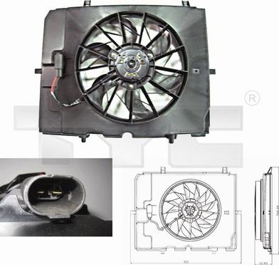 TYC 821-0002 - Ventilator, hladjenje motora www.molydon.hr